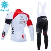 Completo Maglia ML + Pantaloncino con bretelle ML 2020 IAM Cycling Winter Invernale N001